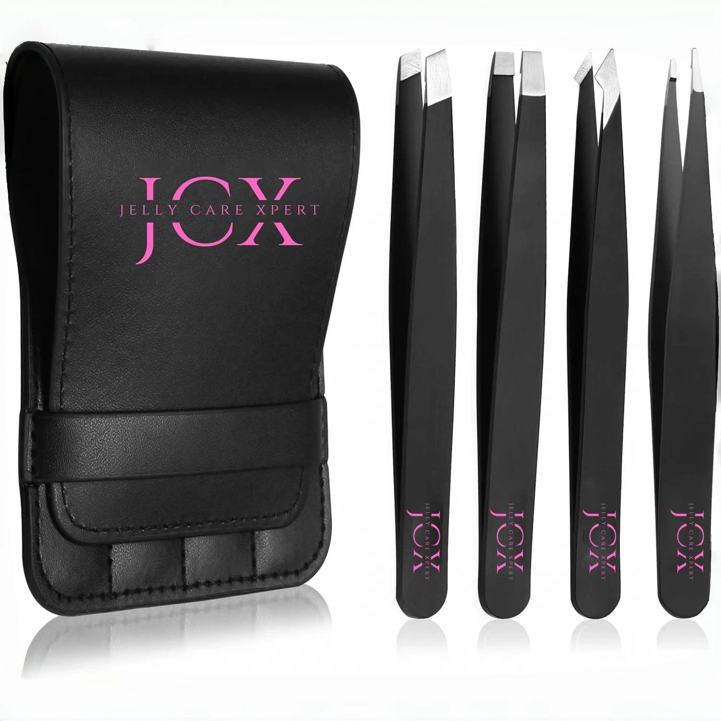 Tweezers Set - Professional Stainless Steel Tweezers for Eyebrows