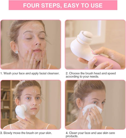 Electric Face Cleansing Brush